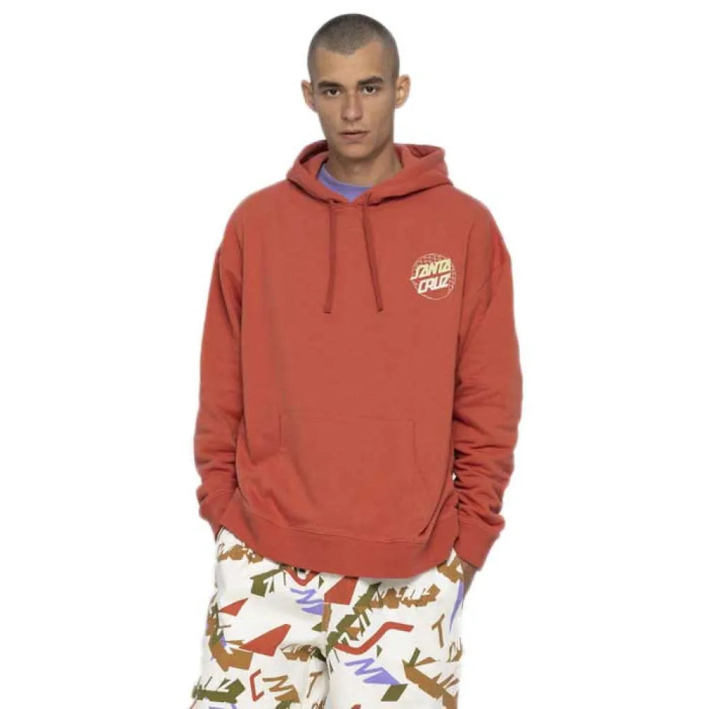 Santa cruz Grid delta dot hoodie