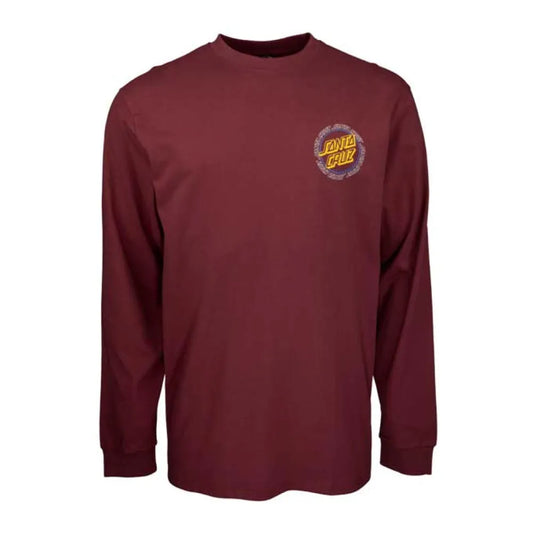 Santa cruz Hollow ring dot long sleeve T-shirt
