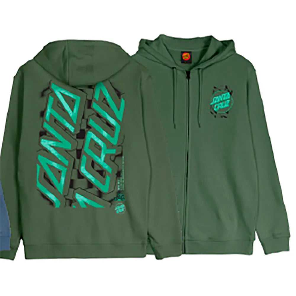 Santa cruz Intersect ovrszd full zip sweatshirt