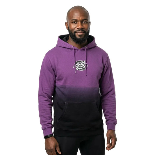 Santa cruz Mono lined oval dot front hoodie