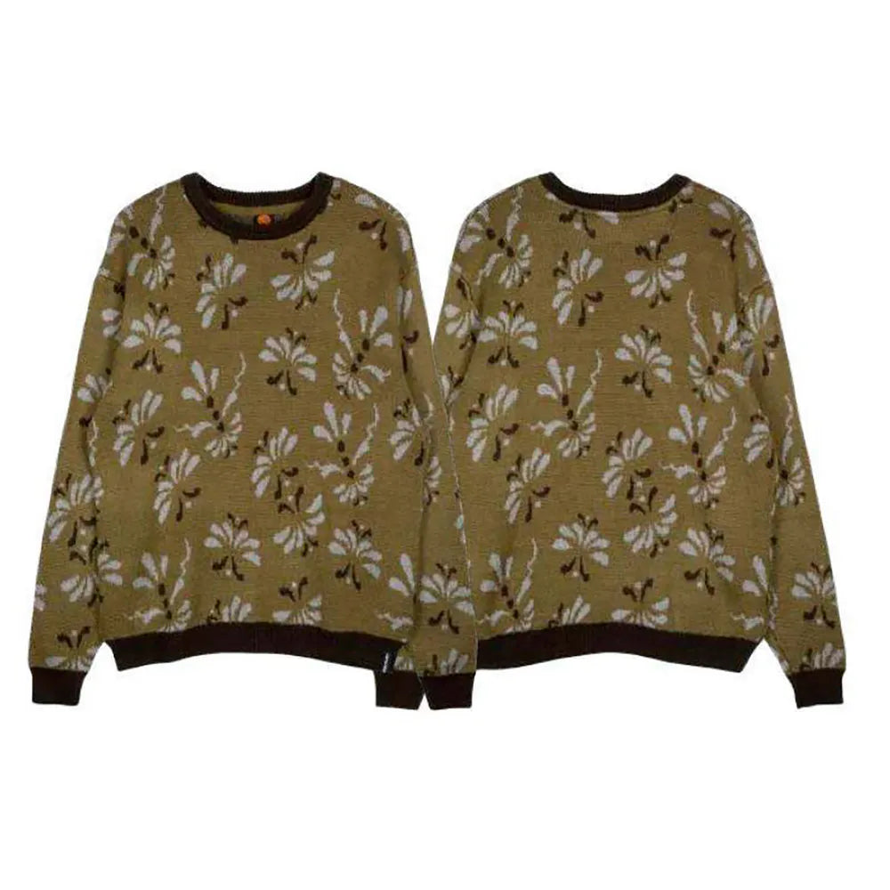 Santa cruz Muerte knit crew sweatshirt
