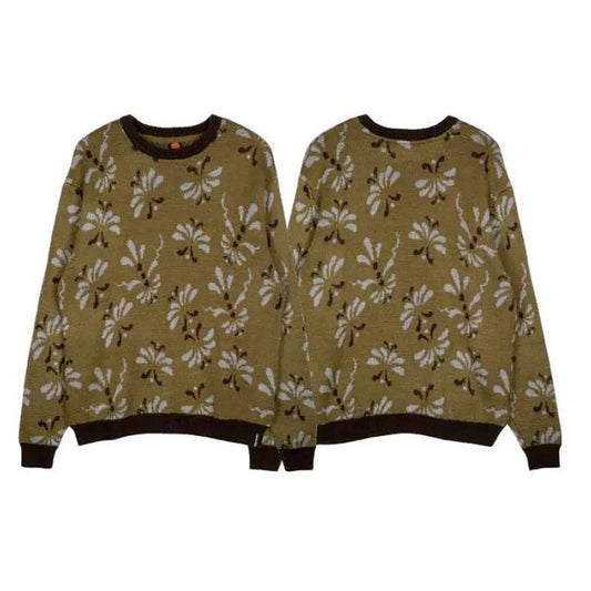 Santa cruz Muerte knit crew sweatshirt