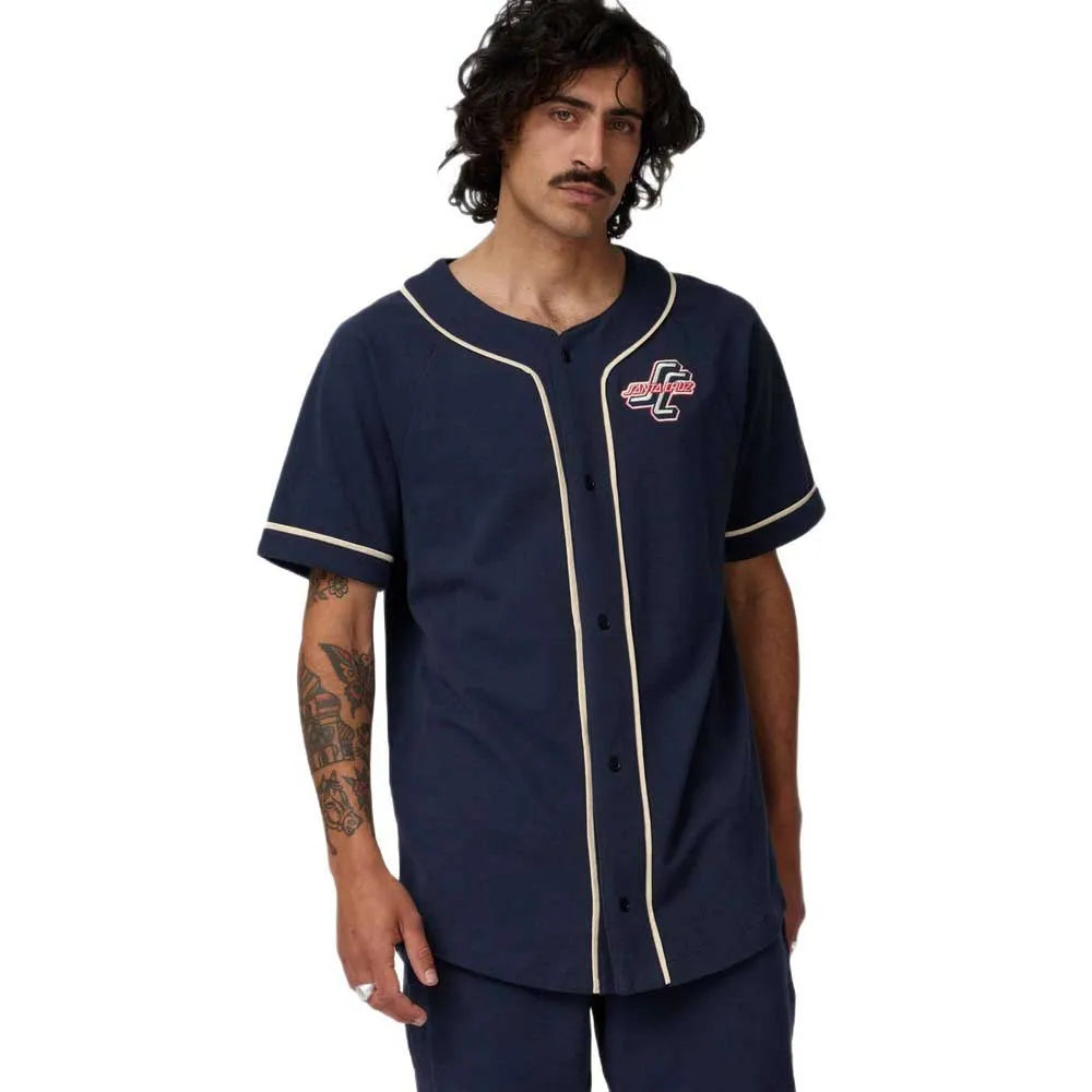 Santa cruz Outer ogsc baseball short sleeve shirt