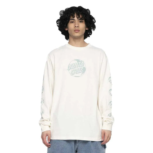 Santa cruz Planet dot front long sleeve T-shirt