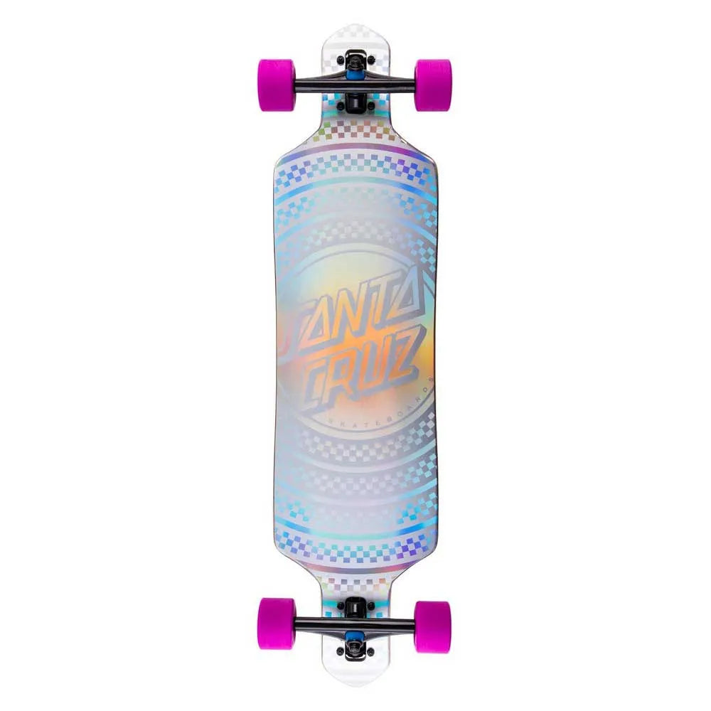 Santa cruz Prismatic dot 9.0 x 36 drop thru Cruiser skateboard