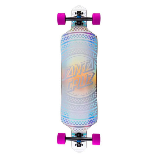Santa cruz Prismatic dot 9.0 x 36 drop thru Cruiser skateboard