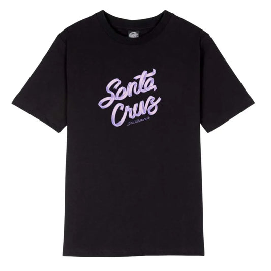 Santa cruz Ribbon script front short sleeve T-shirt