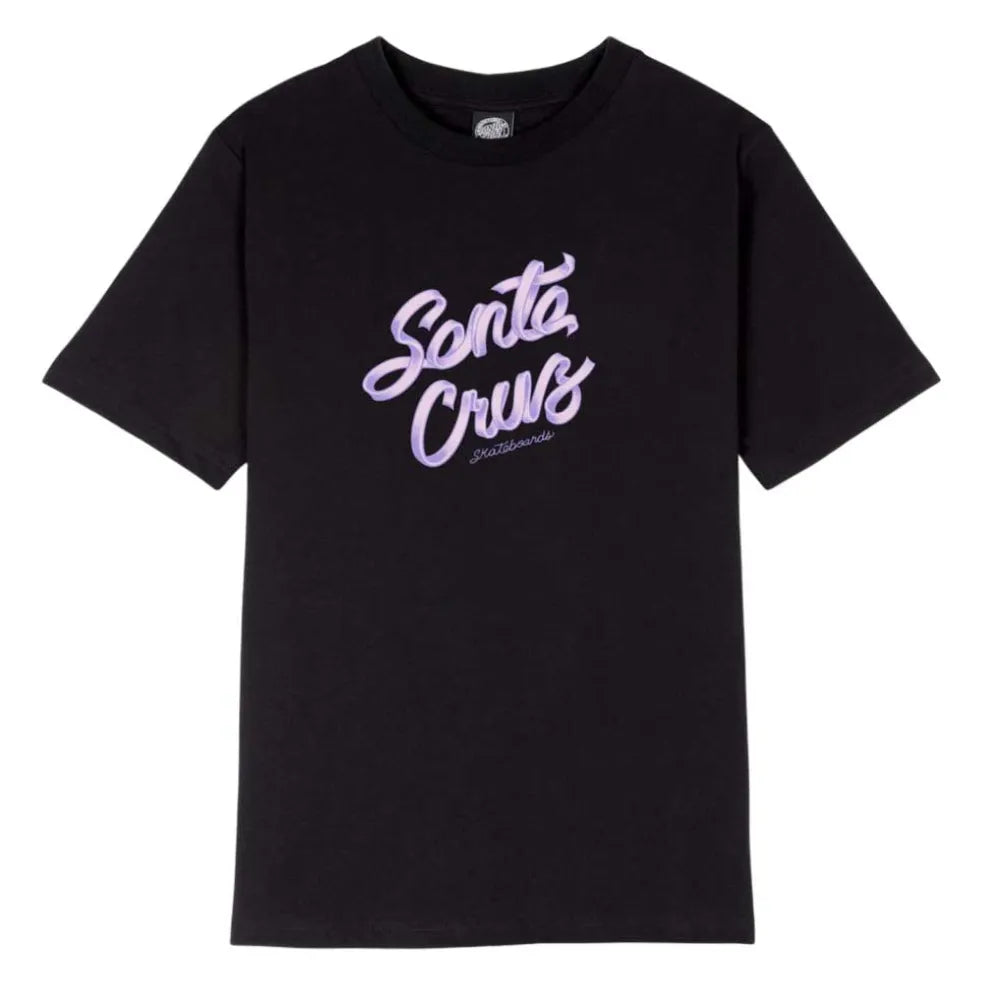 Santa cruz Ribbon script front short sleeve T-shirt