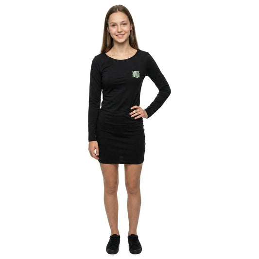 Santa cruz Rose dot long sleeve dress