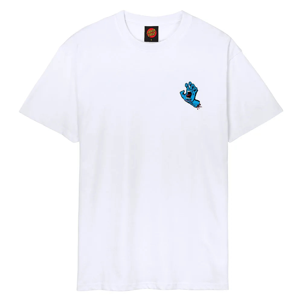 Santa cruz Screaming hand chest short sleeve T-shirt
