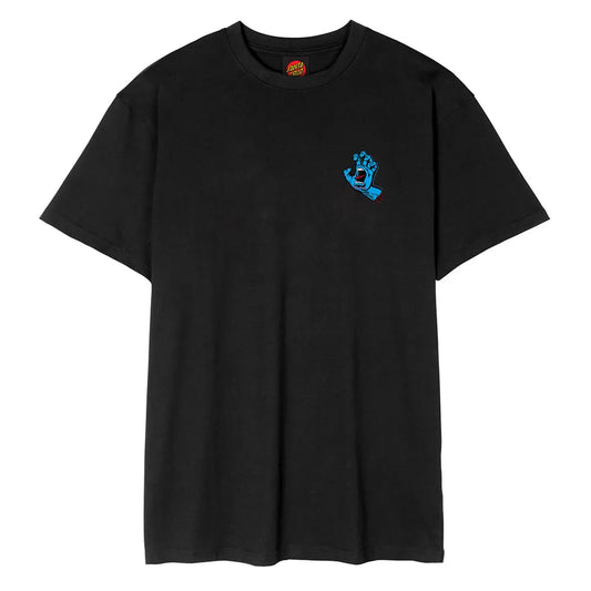 Santa cruz Screaming hand chest short sleeve T-shirt