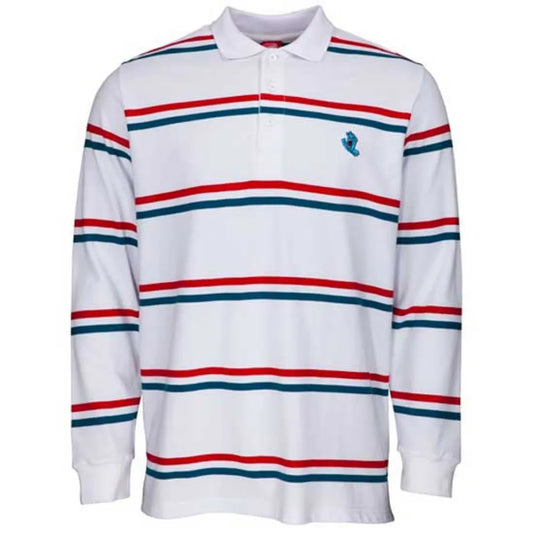 Santa cruz Screaming mini hand long sleeve polo