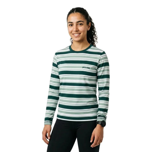 Santa cruz Set stripe emb long sleeve T-shirt