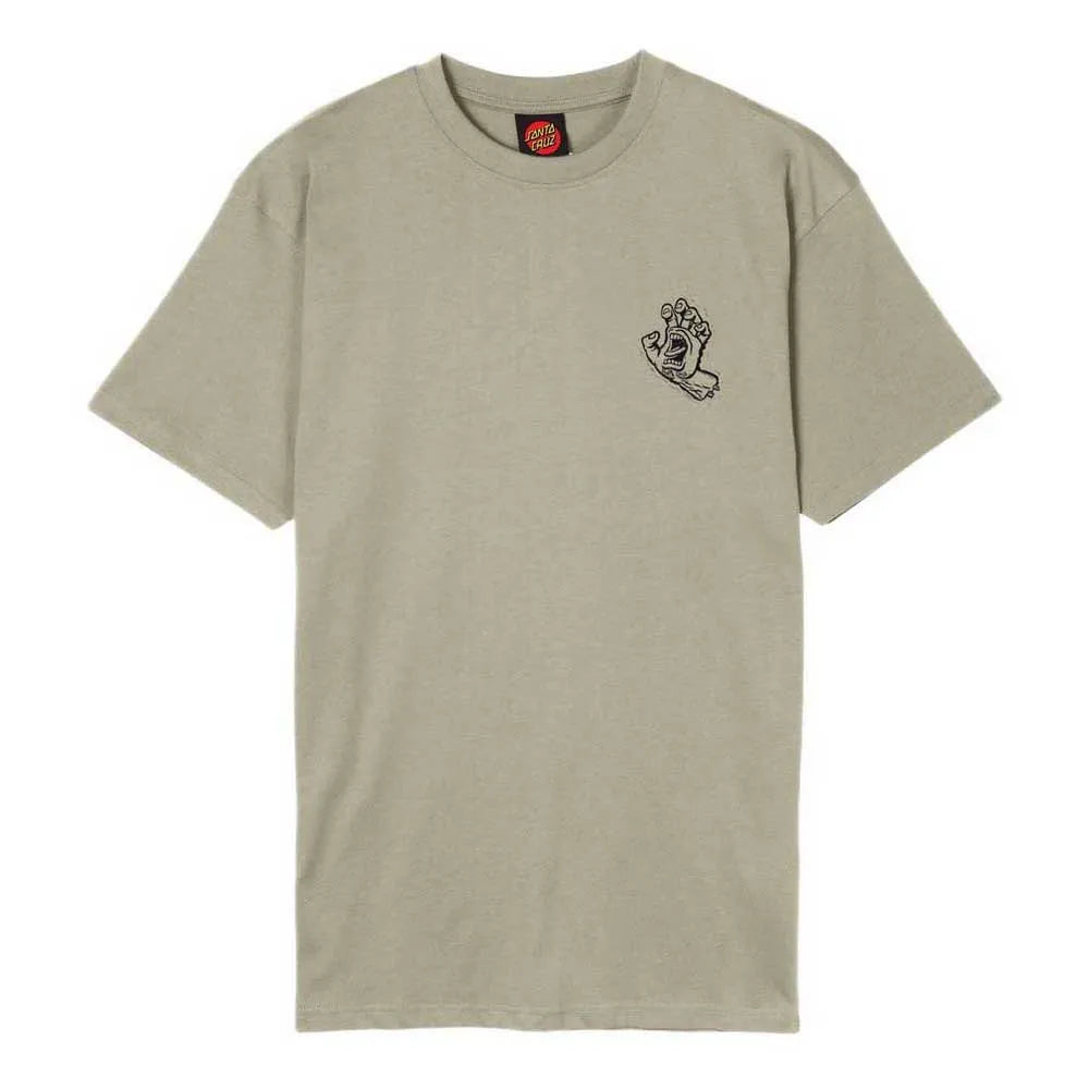 Santa cruz Stamped screaming hand short sleeve T-shirt