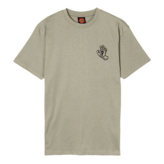 Santa cruz Stamped screaming hand short sleeve T-shirt