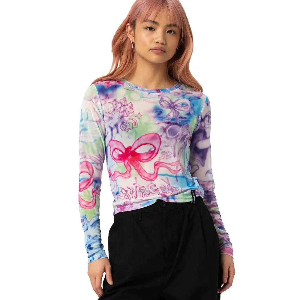 Santa cruz Strip digi mesh long sleeve T-shirt