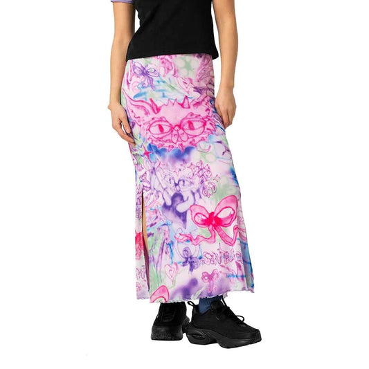 Santa cruz Strip digi mesh skirt
