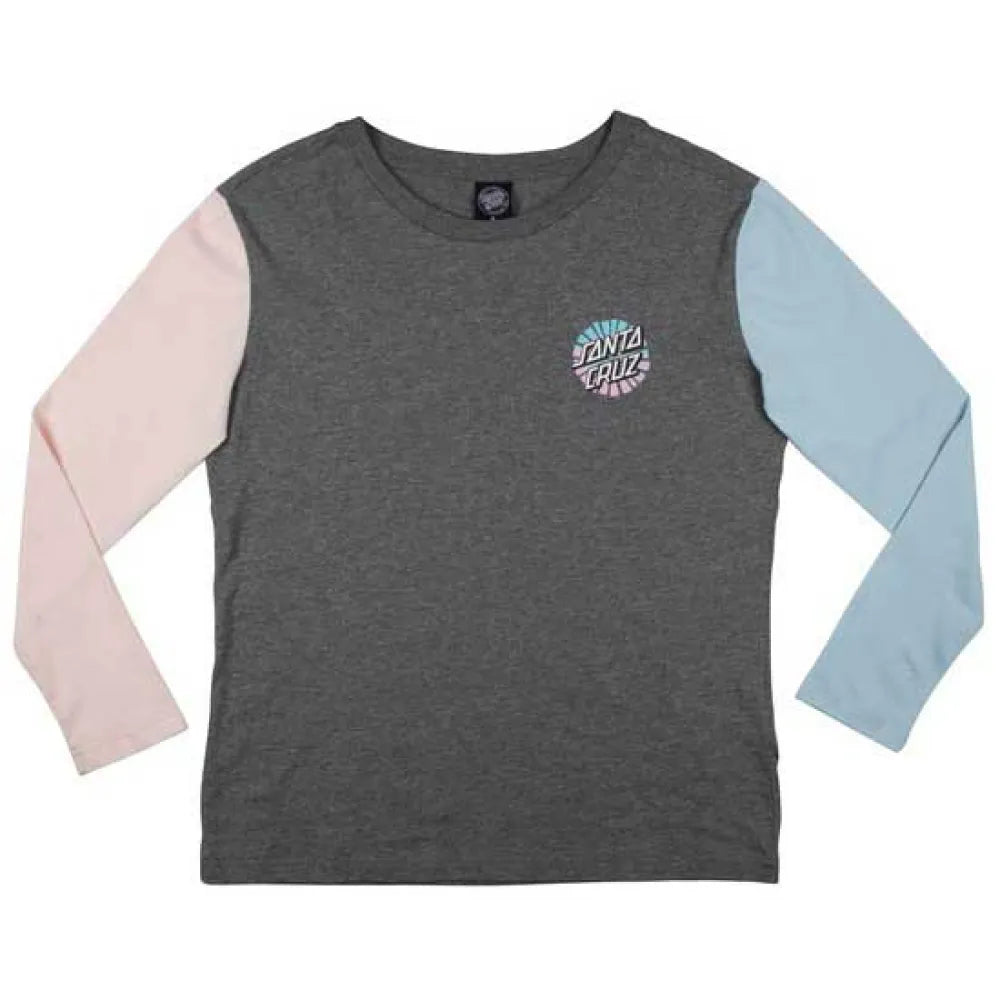 Santa cruz Top rays contrast long sleeve T-shirt