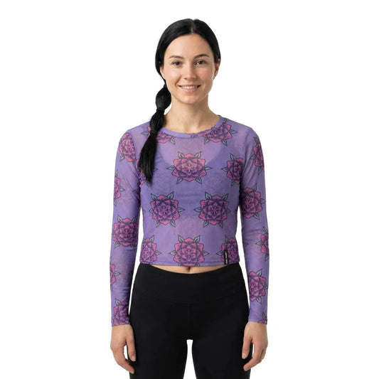 Santa cruz Top strip digi mesh top long sleeve T-shirt