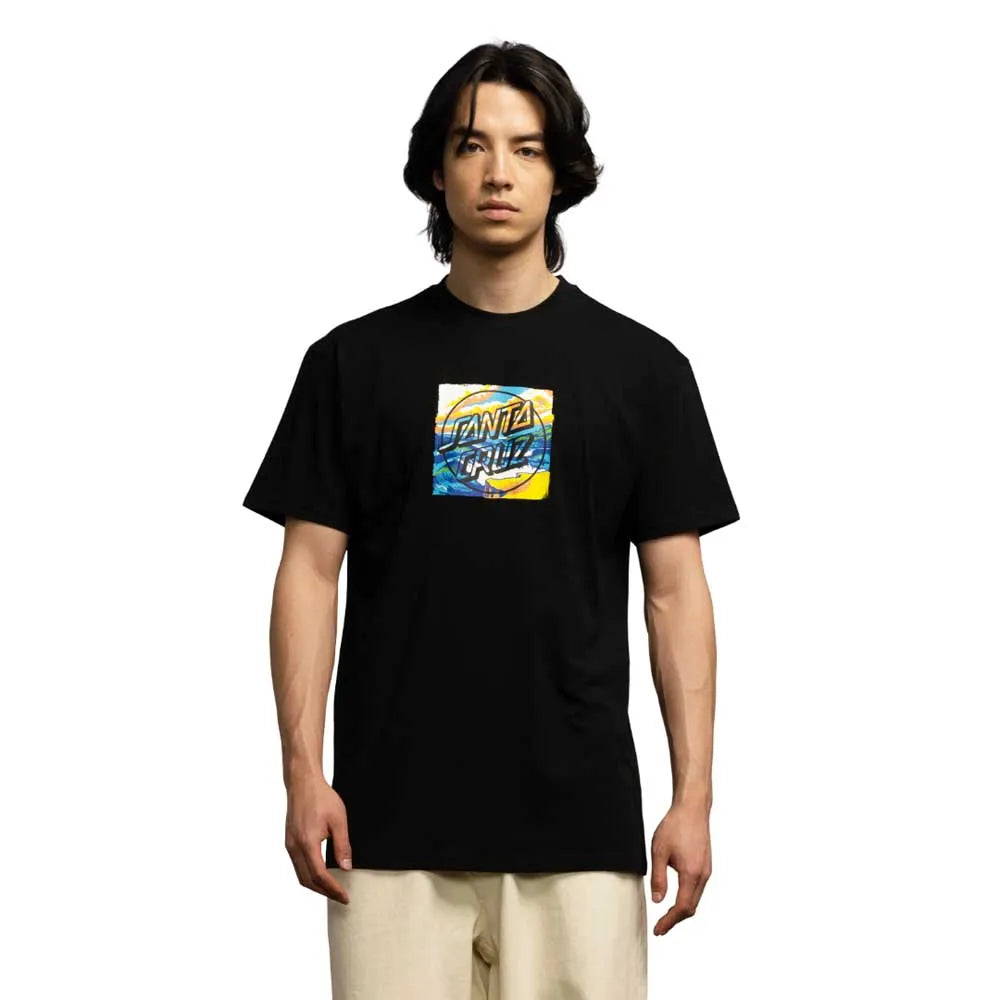 Santa cruz Water view front short sleeve T-shirt