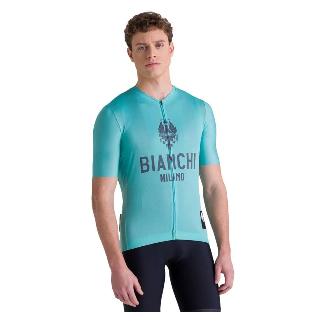 Santini Bianchi Milano Classic 2025 short sleeve jersey