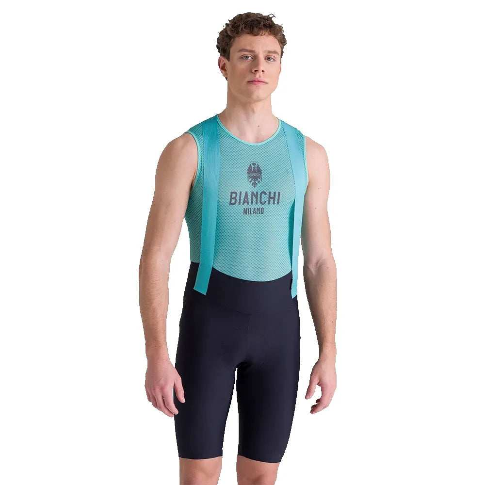Santini Bianchi Milano Race 2025 bib shorts