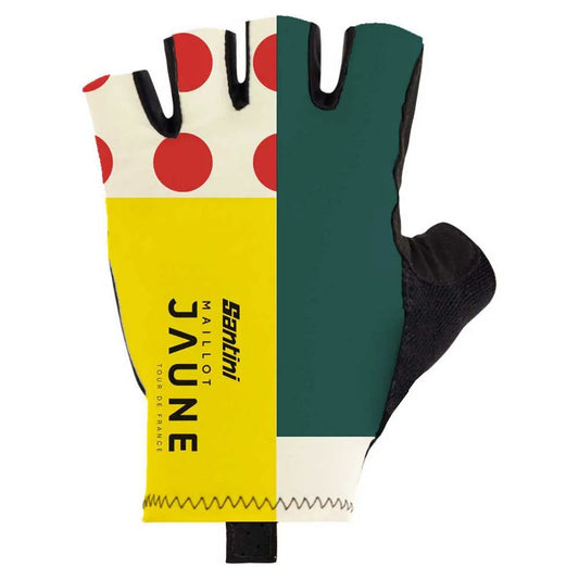 Santini Combo Tour De France Official General Leader short gloves