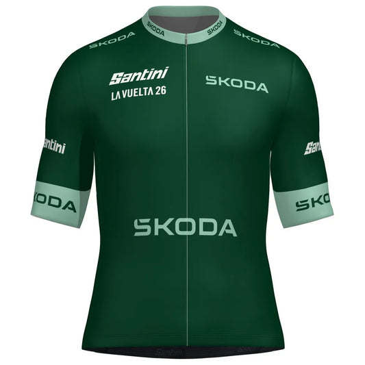 Santini La Vuelta Green 2026 short sleeve jersey
