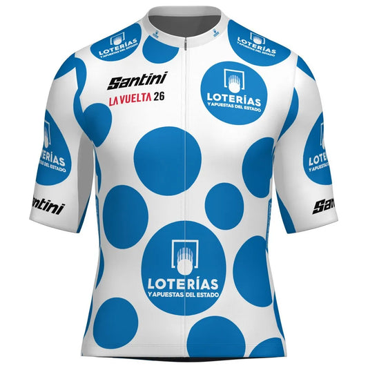Santini La Vuelta Polka Dot 2026 short sleeve jersey