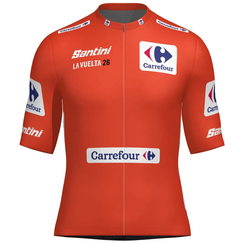 Santini La Vuelta Red 2026 short sleeve jersey
