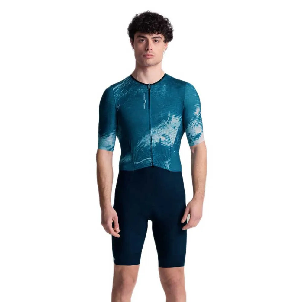 Santini Leaf Mot Short Sleeve Trisuit