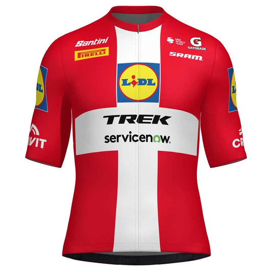 Santini LIDL Trek Denmark National Champion short sleeve jersey