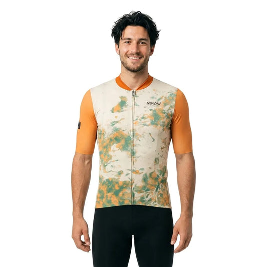 Santini Marble Sllim Fit short sleeve jersey