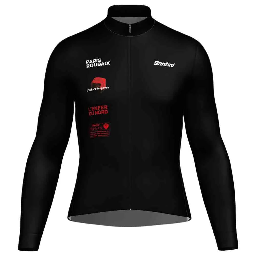 Santini Paris-Roubaix 2026 long sleeve jersey
