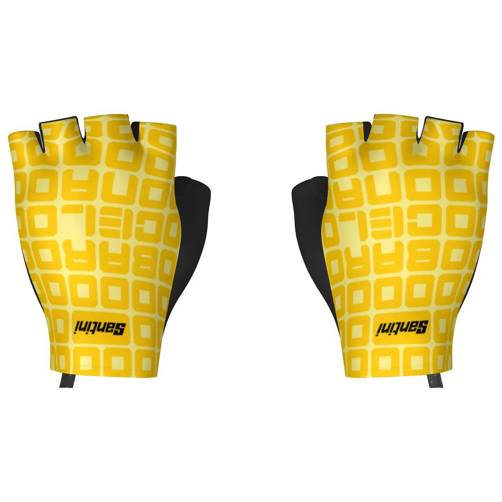 Santini TDF Grand Départ Barcelone short gloves