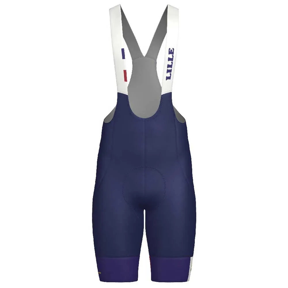 Santini TDF Grand Depart Lille 2025 bib shorts