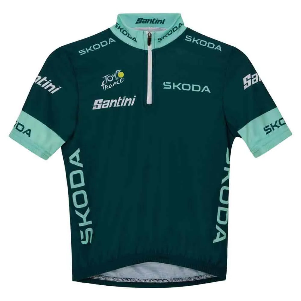 Santini Tour De France Official Best Sprinter short sleeve jersey