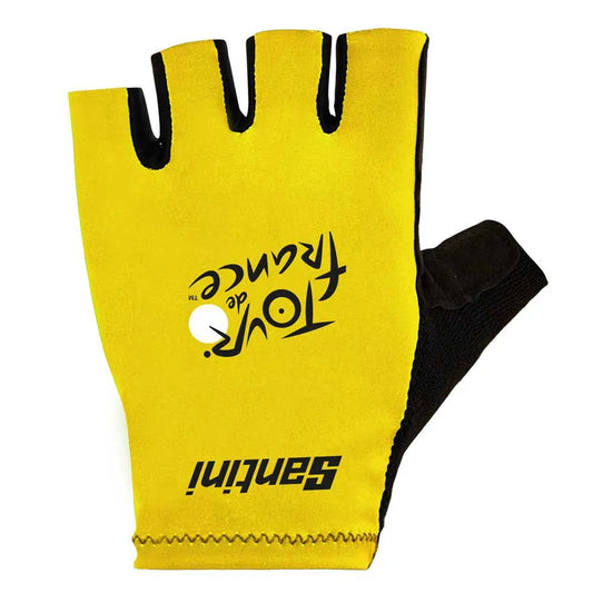 Santini Tour De France Official Overall Leader short gloves