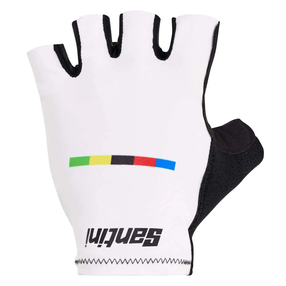 Santini UCI World Champion 2025 short gloves