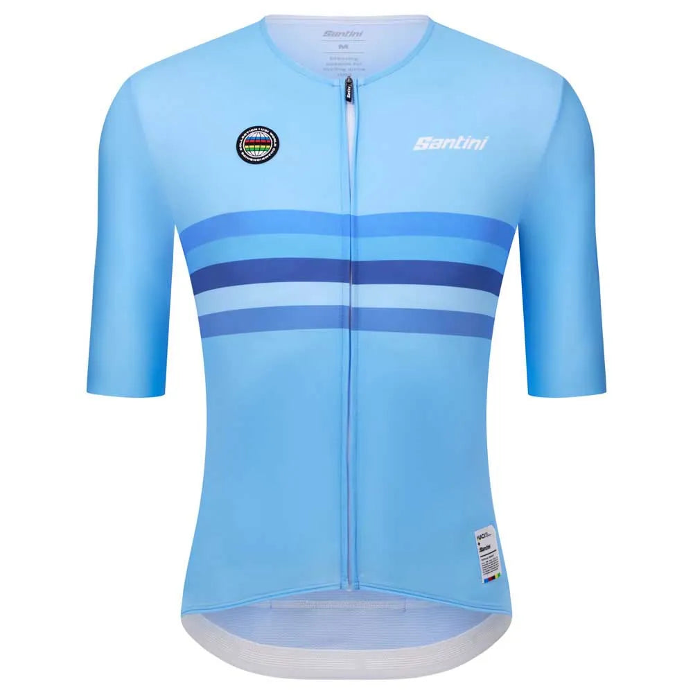 Santini UCI World Champion Belgium 2025 short sleeve jersey
