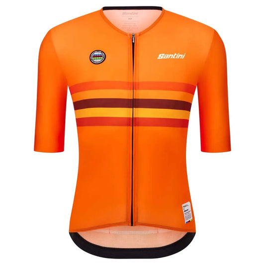 Santini UCI World Champion Netherlands 2025 short sleeve jersey
