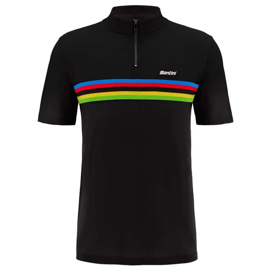 Santini UCI World Champion short sleeve polo