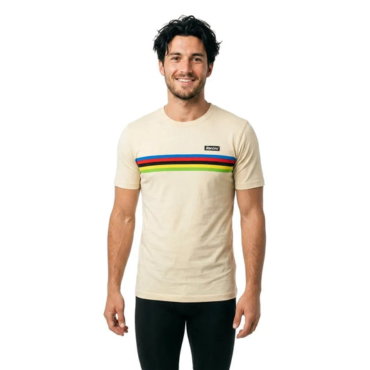 Santini UCI World Champion short sleeve T-shirt