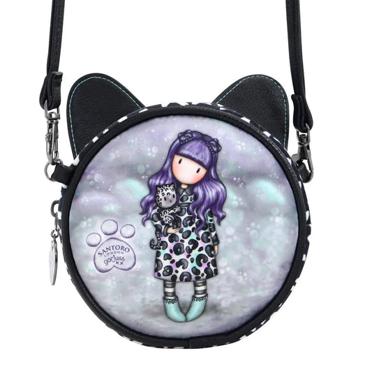 Santoro london Mini Round Gorjuss™ Smitten Kitten crossbody
