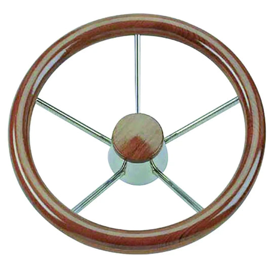 Savoretti stainless steel Teak Wood Handle Rudder Wiht Spooks