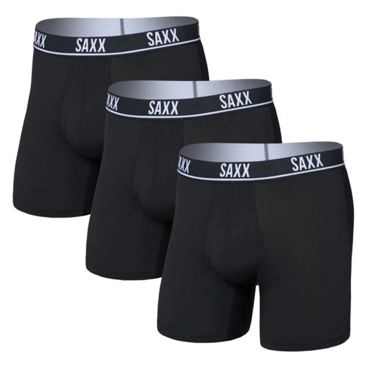 SAXX Underwear Essential Performance Mesh Boxer Brief Fly 3Pk boxers 3 units