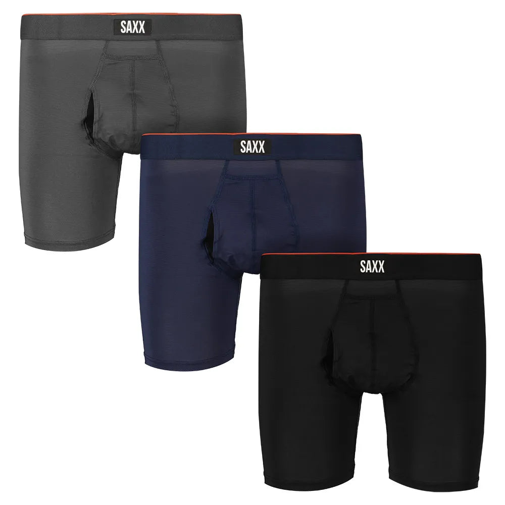 SAXX Underwear Multi-Sport Mesh Brief Fly boxers 3 units