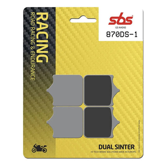 SBS Dual Road Racing Dynamic Racing Concept Hi-Tech 870DS-1 sintered brake pads