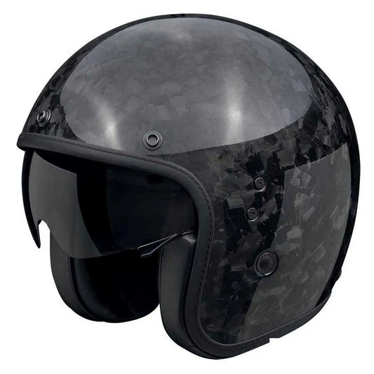 Scorpion Belfast EVO Onyx Carbon open face helmet