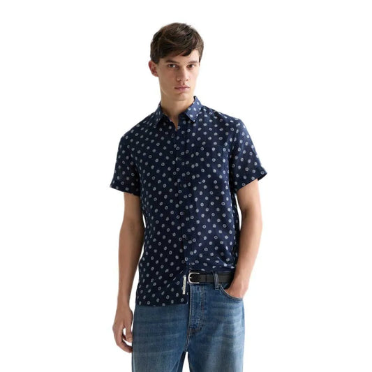 Scotch & soda 183055 Linen Regular Fit short sleeve shirt